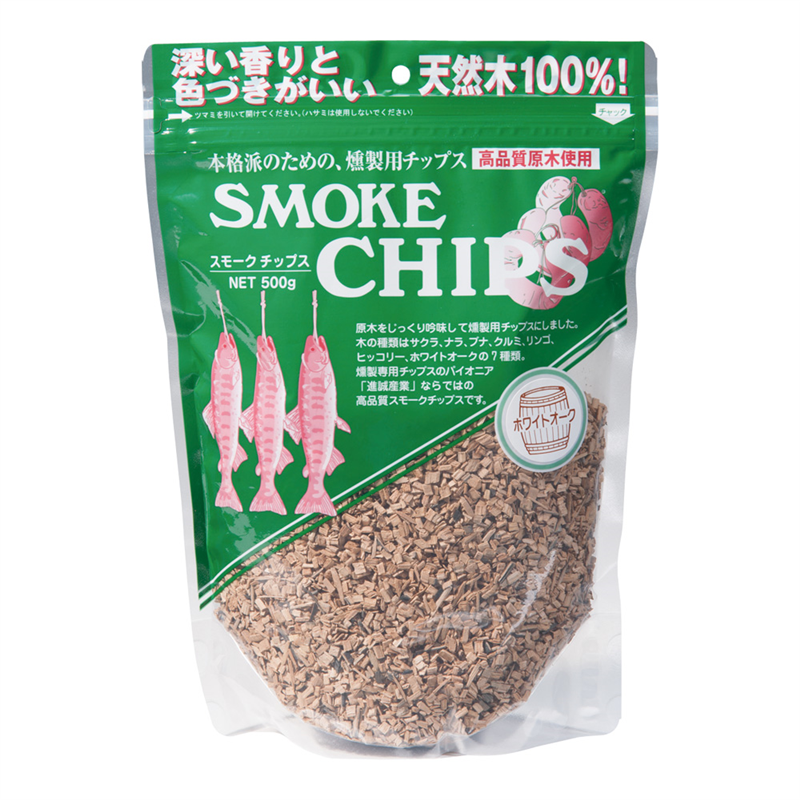 スモーク用チップ(1袋500g入) ホワイトオーク 1袋(ご注文単位1袋)【直送品】