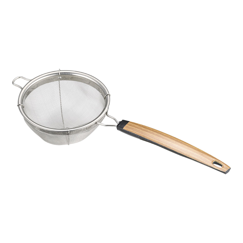 18-8プラ柄木目茶こし(シングル) 中 1袋(ご注文単位1袋)【直送品】