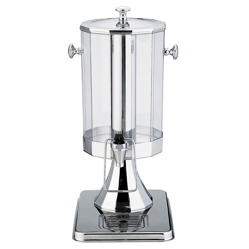 KINGO 多角型ジュースディスペンサー 小 C-10401-2 6L 1箱(ご注文単位1箱)【直送品】