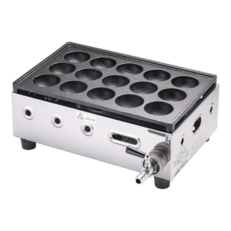 高級たこ焼器 Y-03D(15穴) 12・13A 1箱(ご注文単位1箱)【直送品】