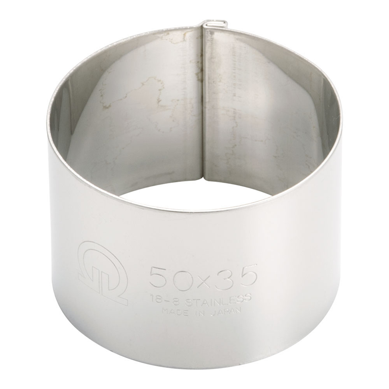 SA18-8かみ合わせセルクルリング丸型 φ50×H35mm 1個(ご注文単位1個)【直送品】
