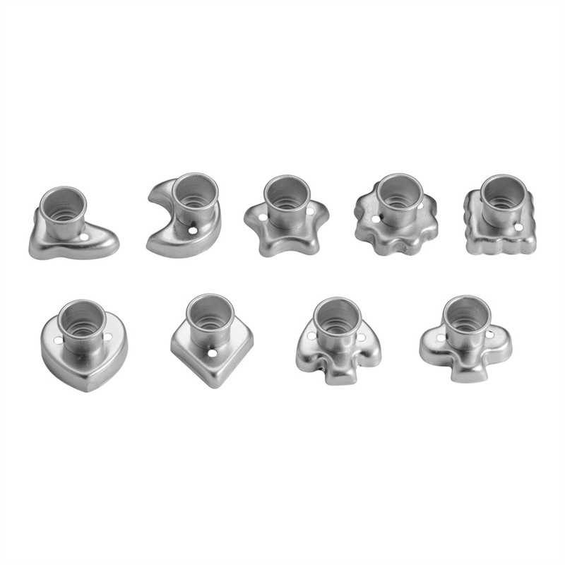 アルミ ♯3クッキー抜型 (9ヶ入) 1箱(ご注文単位1箱)【直送品】