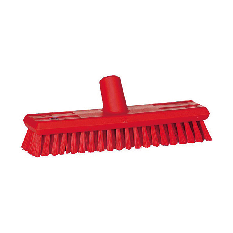 ヴァイカン デッキブラシ ソフトタイプ 7043 レッド 1袋(ご注文単位1袋)【直送品】