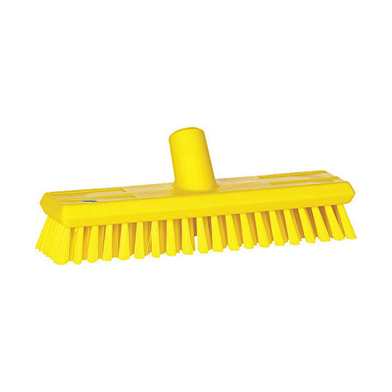 ヴァイカン デッキブラシ ソフトタイプ 7043 イエロー 1袋(ご注文単位1袋)【直送品】
