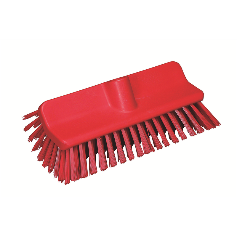 ヴァイカン　アングルデッキブラシ 7047　レッド 1袋（ご注文単位1袋）【直送品】