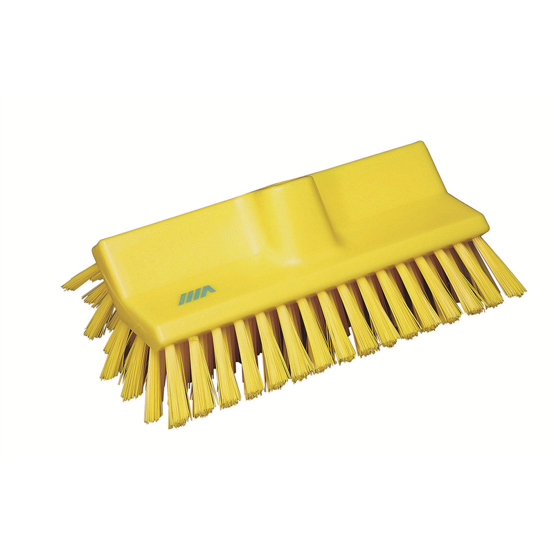 ヴァイカン　アングルデッキブラシ 7047　イエロー 1袋（ご注文単位1袋）【直送品】