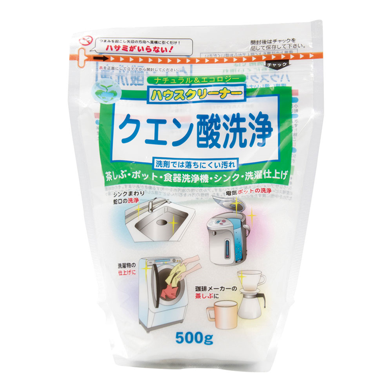 クエン酸洗浄 500g 1個(ご注文単位1個)【直送品】