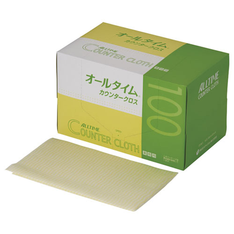 オールタイムカウンタークロスFT-105 レギュラー イエロー 1箱(ご注文単位1箱)【直送品】