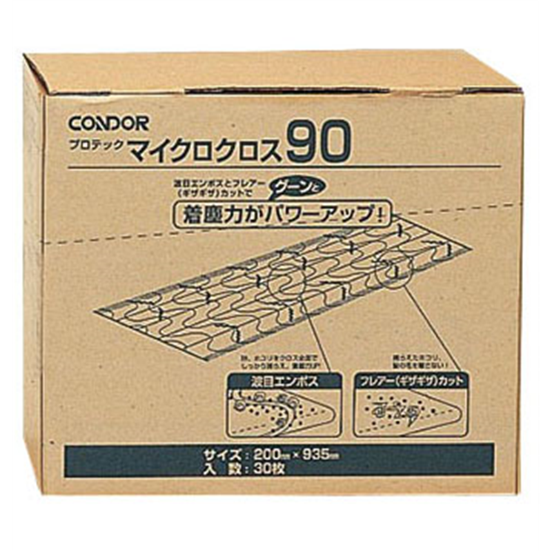 プロテック　マイクロクロスC-75-15 （30枚入）90 1箱（ご注文単位1箱）【直送品】