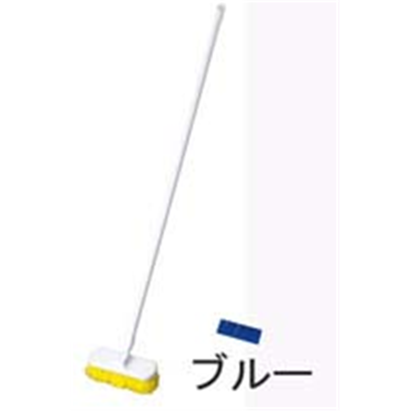 トゥーセル カラーデッキブルーム 1385 ブルー(ハンドル付) 1個(ご注文単位1個)【直送品】