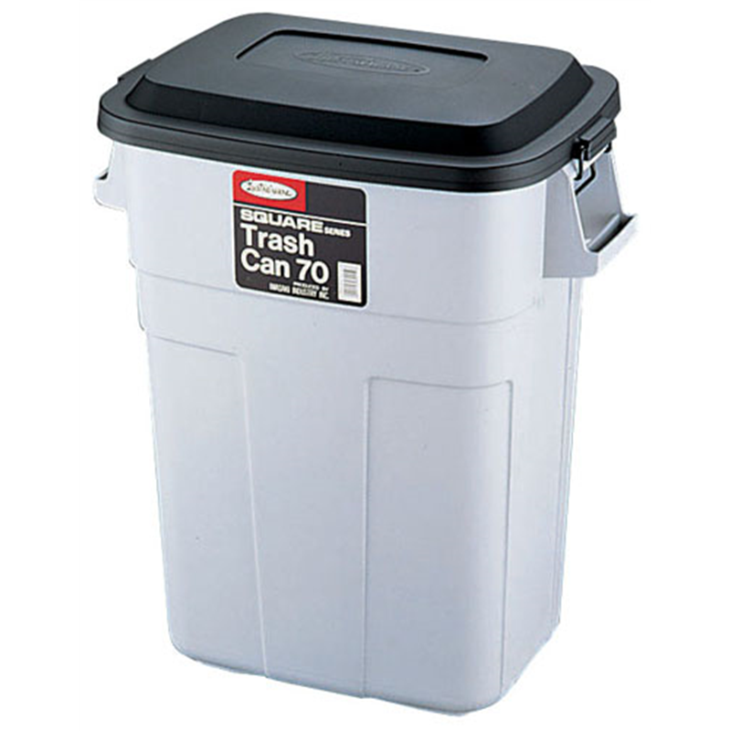 スクエアシリーズ　トラッシュカン（大型） L-945　70型 1個（ご注文単位1個）【直送品】