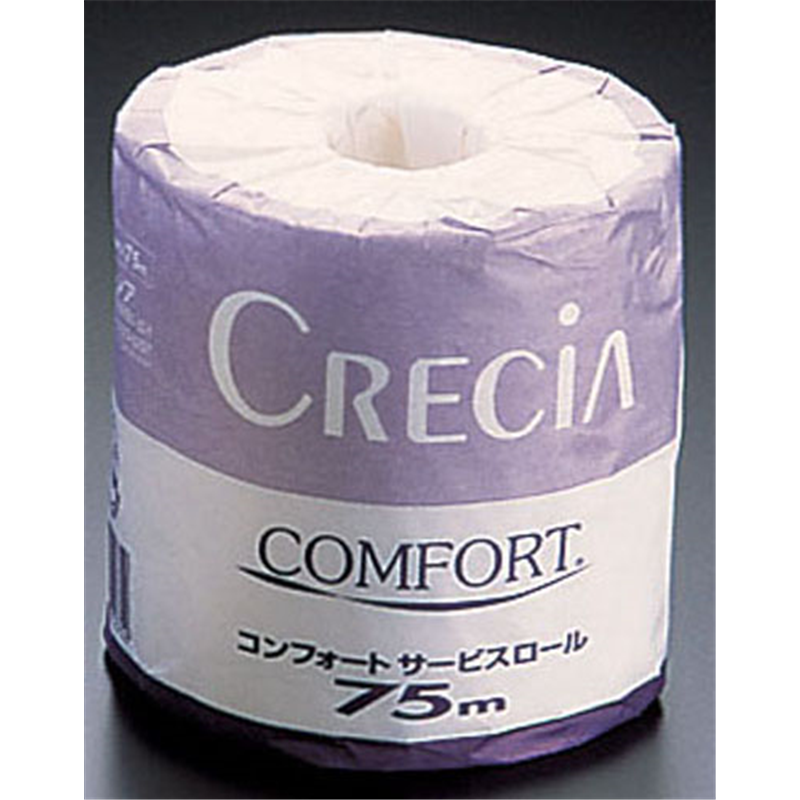 クレシア コンフォートサービスロール 75m(1ケース80個入) 1袋(ご注文単位1袋)【直送品】