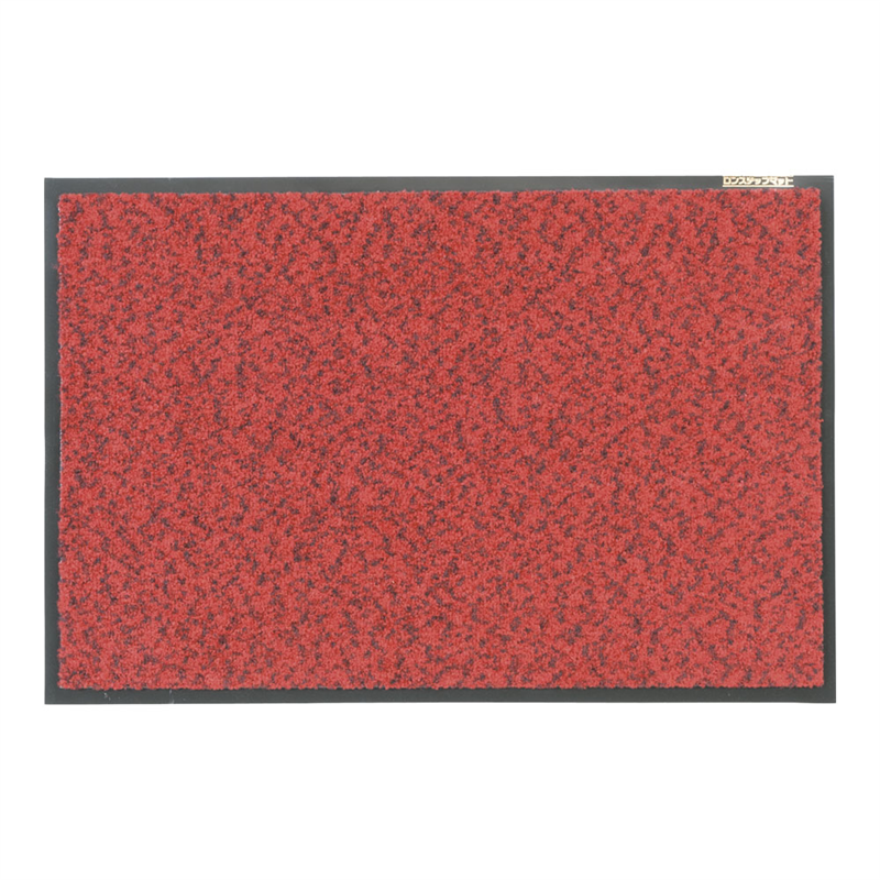 ロンステップマット 900× 600mm 赤黒 1個(ご注文単位1個)【直送品】