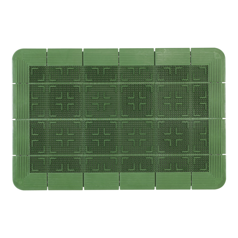 クロスハードマット 900×600mm 緑 1袋(ご注文単位1袋)【直送品】