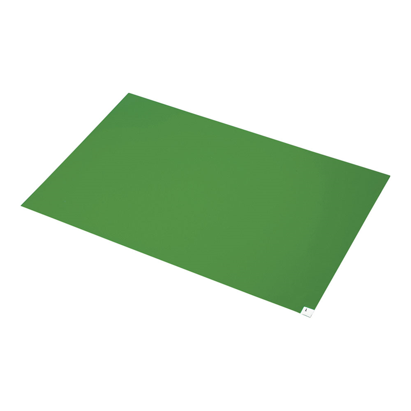 E粘着マット(薄手T)(10シート入) 600×900 緑 1箱(ご注文単位1箱)【直送品】