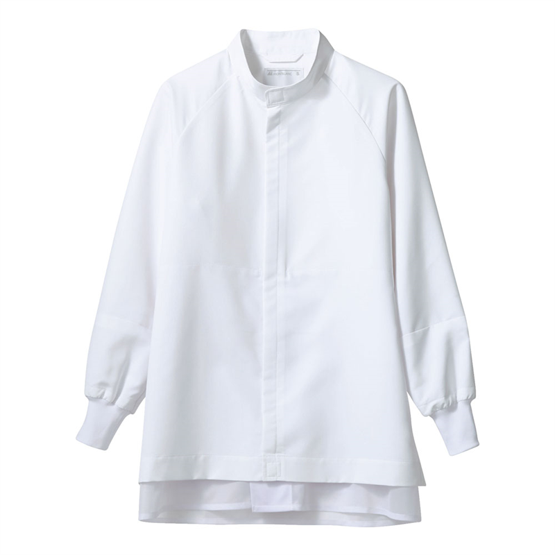男女兼用ジャンバー長袖　RL8701-2 白　M 1袋（ご注文単位1袋）【直送品】
