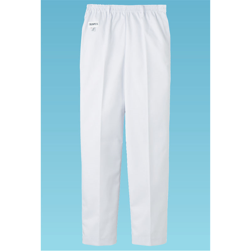 女性トレパン(ゴム入り・ホワイト) FH-1109 3L 1袋(ご注文単位1袋)【直送品】