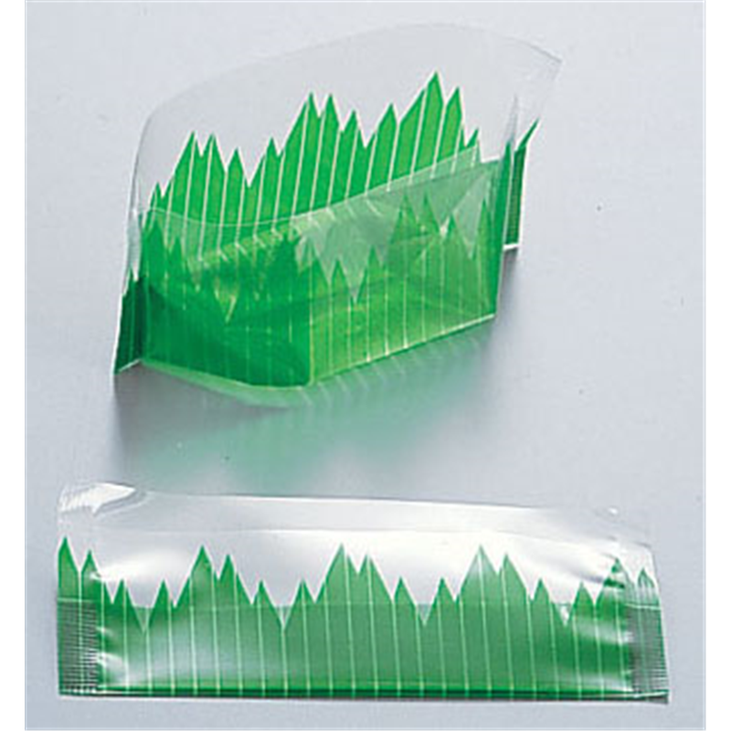 はさめるバラン はさみっ子 山型緑 (100枚入) 1袋(ご注文単位1袋)【直送品】