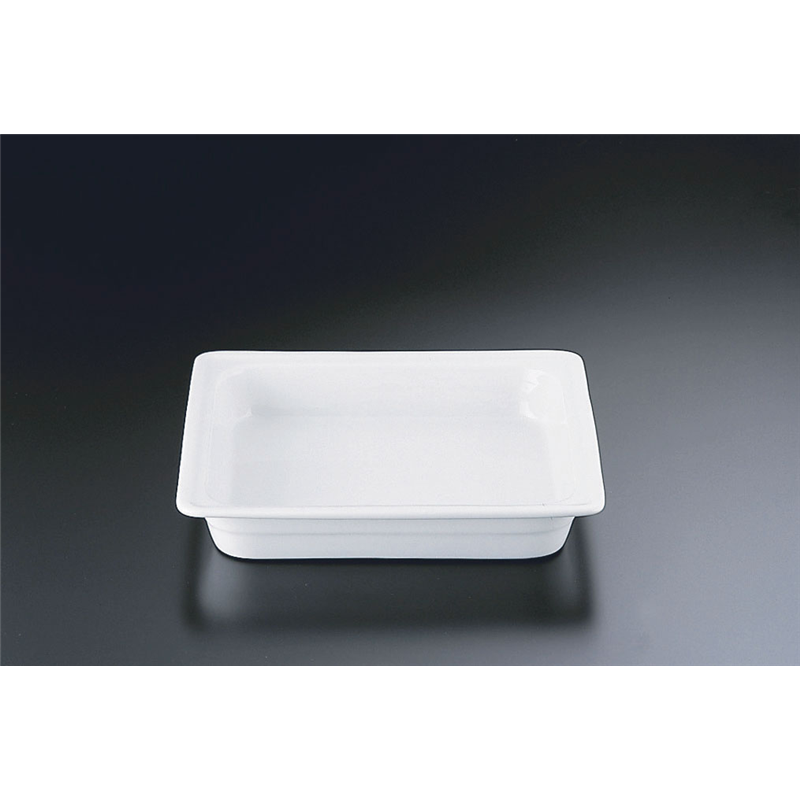 陶器製 ガストロノームディッシュ 2/3 65mm 1箱(ご注文単位1箱)【直送品】