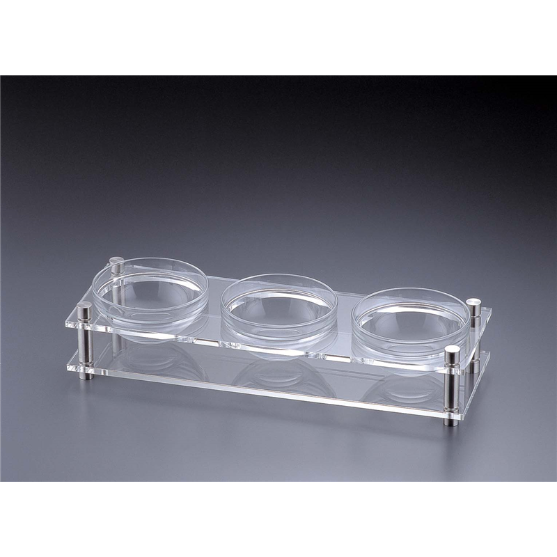 アクリル コンディメントスタンド 1段3穴 B30-3 1箱(ご注文単位1箱)【直送品】