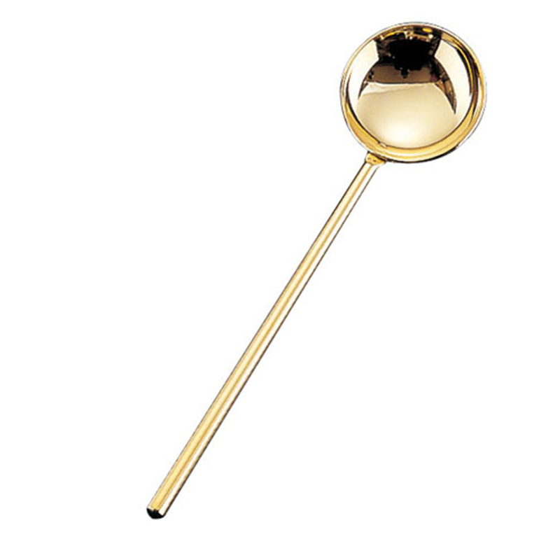 TKG18-8プチ中華お玉(金メッキ付) 1袋(ご注文単位1袋)【直送品】