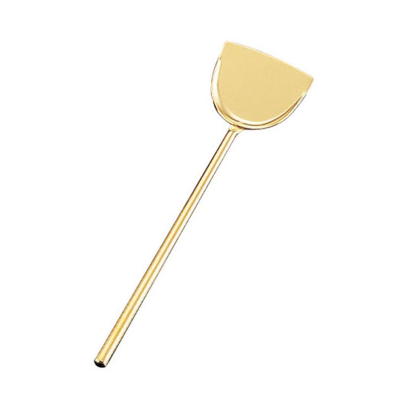 TKG18-8プチ中華ヘラ(金メッキ付) 1袋(ご注文単位1袋)【直送品】