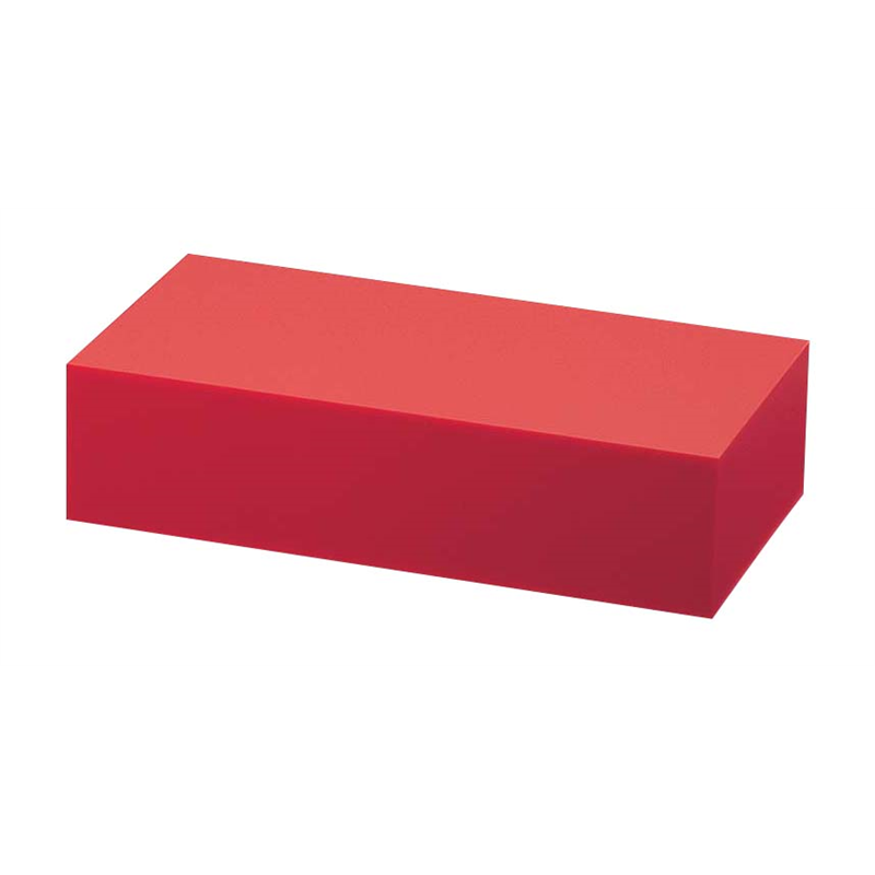 アクリル　ディスプレイBOX　中 朱マット　B30-6 1箱（ご注文単位1箱）【直送品】