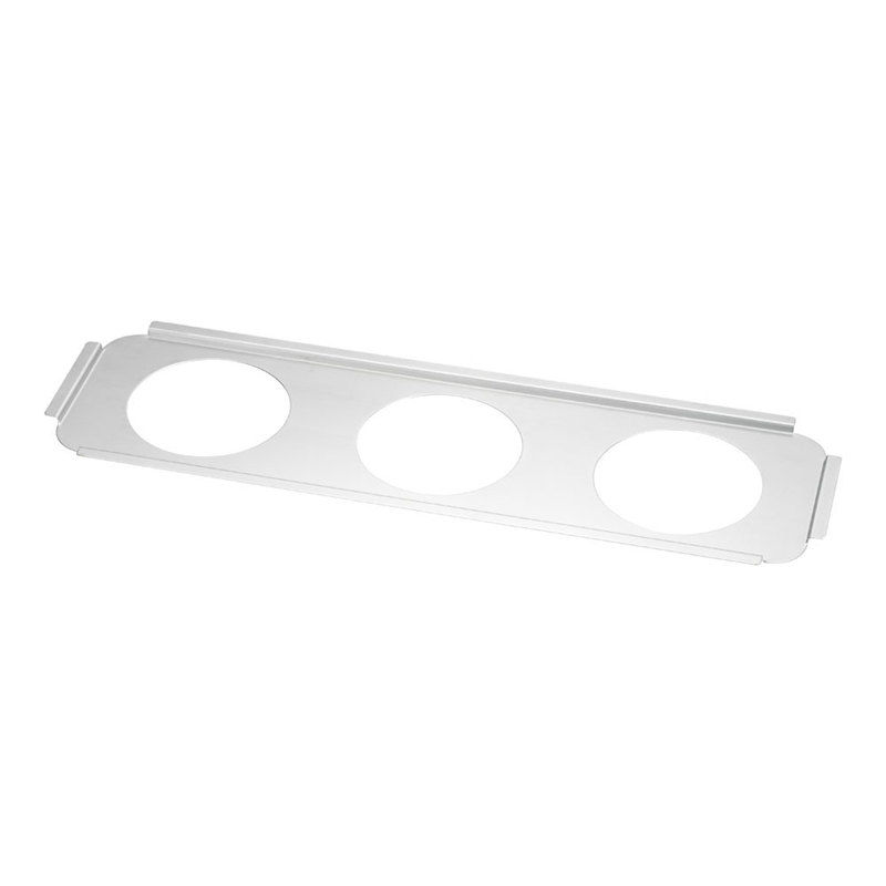 18-8ドレッシングポット専用プレート 3穴 1袋（ご注文単位1袋）【直送品】