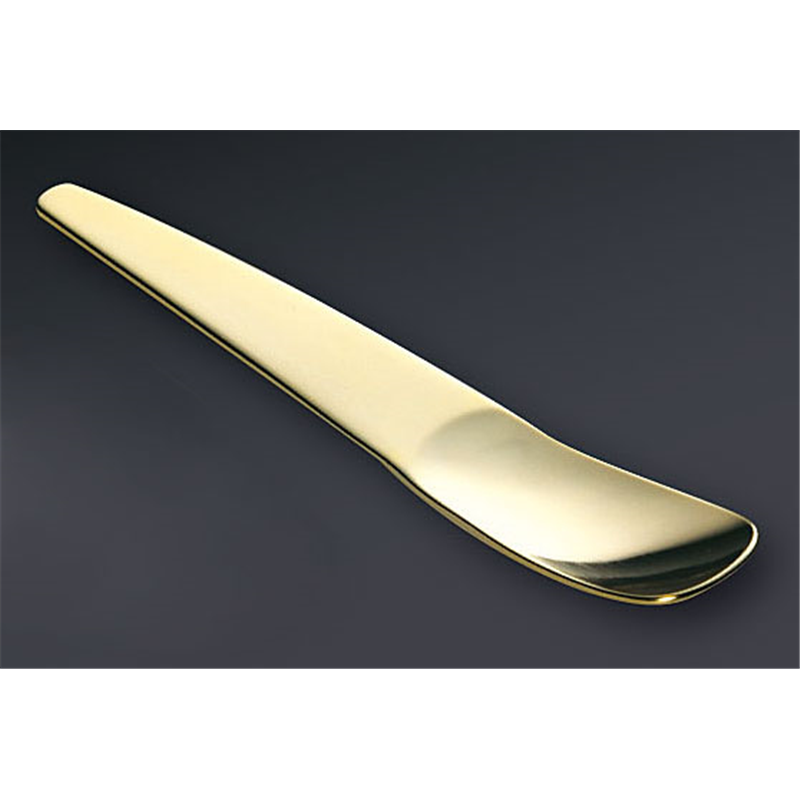 18-8　アスティ　プチスプーン金メッキ （6本入） 1袋（ご注文単位1袋）【直送品】