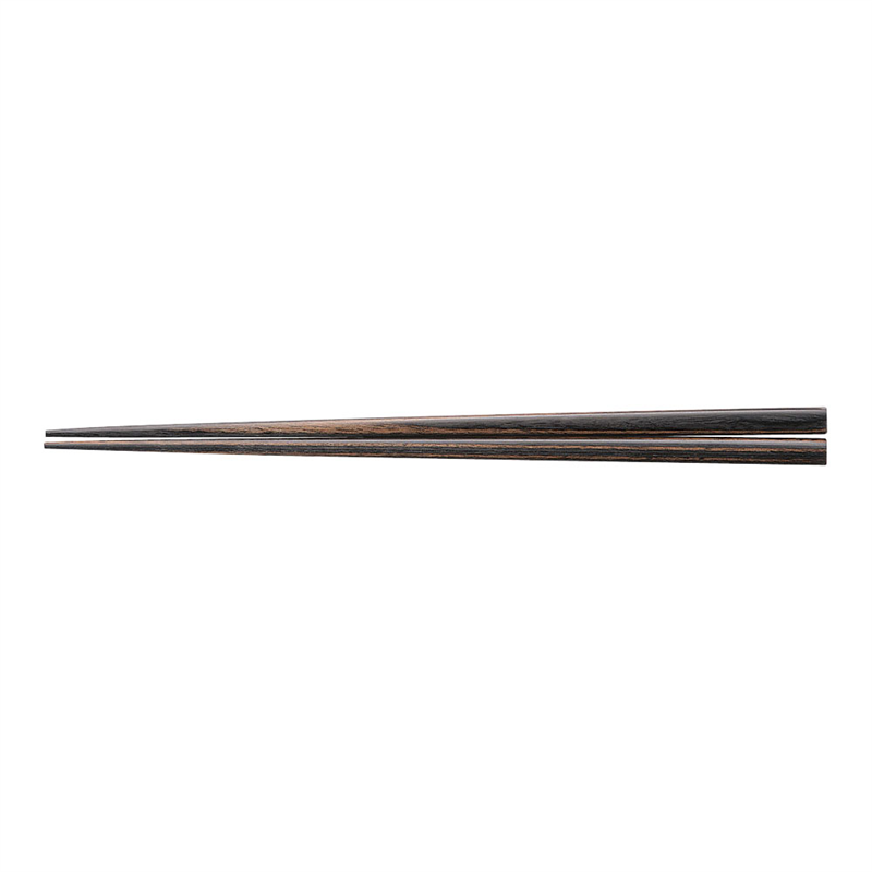 天然強化箸 滑り止め仕様(10膳入) 22.5cm 墨味 1箱(ご注文単位1箱)【直送品】