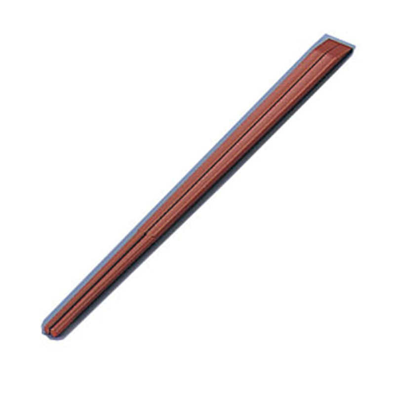 ニューエコレン箸和風　天削箸（50膳入） レッド 1箱（ご注文単位1箱）【直送品】