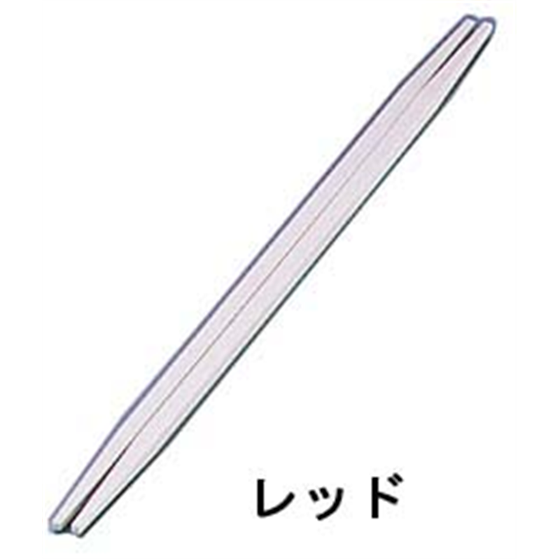 ニューエコレン箸和風　利休箸（50膳入） レッド 1箱（ご注文単位1箱）【直送品】