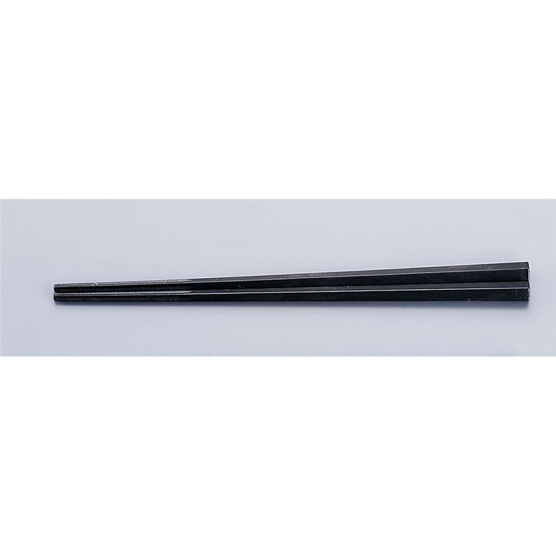 ぐる麺箸　黒 PM-358　21cm 1袋（ご注文単位1袋）【直送品】