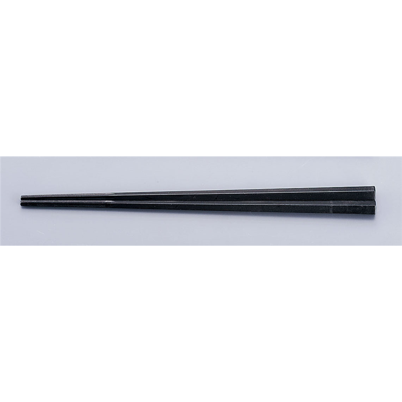 ぐる麺箸　黒 PM-359　23cm 1袋（ご注文単位1袋）【直送品】