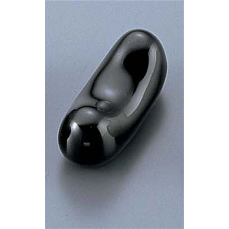 まくら型箸置　黒 T03-163 1個（ご注文単位1個）【直送品】