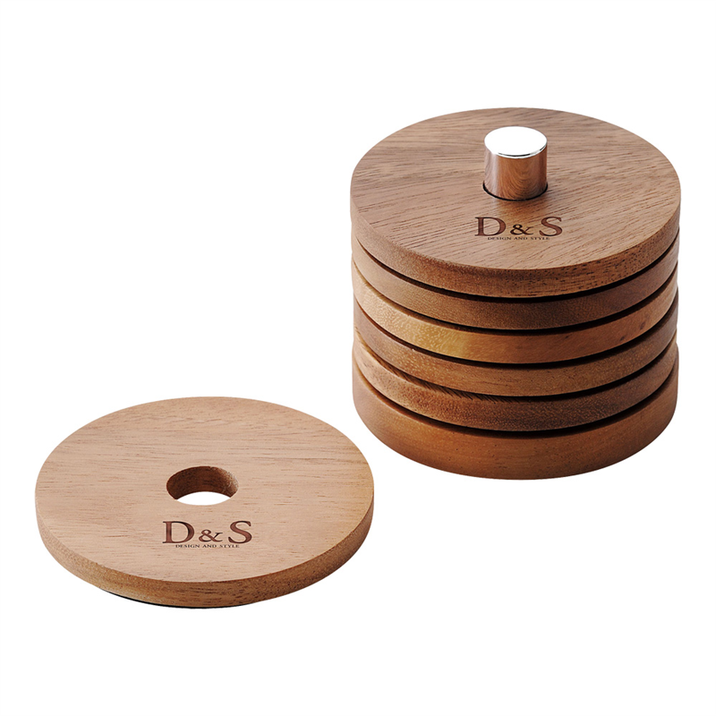 D&Sウッドウェア コースター 6pcsセット 1箱(ご注文単位1箱)【直送品】