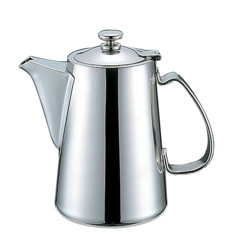 UK18-8チボリ型コーヒーポット 3人用 1箱（ご注文単位1箱）【直送品】