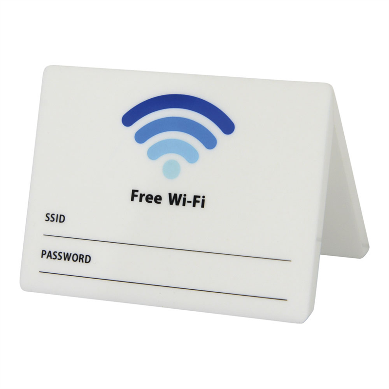アクリル ユニバーサルサイン CRT30803 Wi-Fi 1箱(ご注文単位1箱)【直送品】