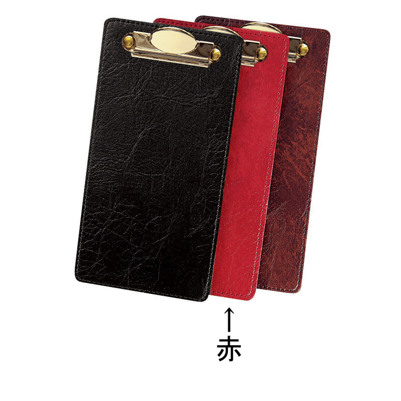 シンビ　伝票ホルダー　AC-6N 赤 1袋（ご注文単位1袋）【直送品】