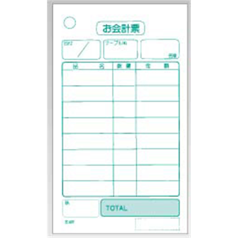 会計伝票　単式　K402N （20冊入） 1箱（ご注文単位1箱）【直送品】
