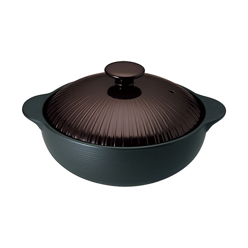 IH サーマテック 洋風土鍋 チョコ THM20 6.5号 1箱(ご注文単位1箱)【直送品】