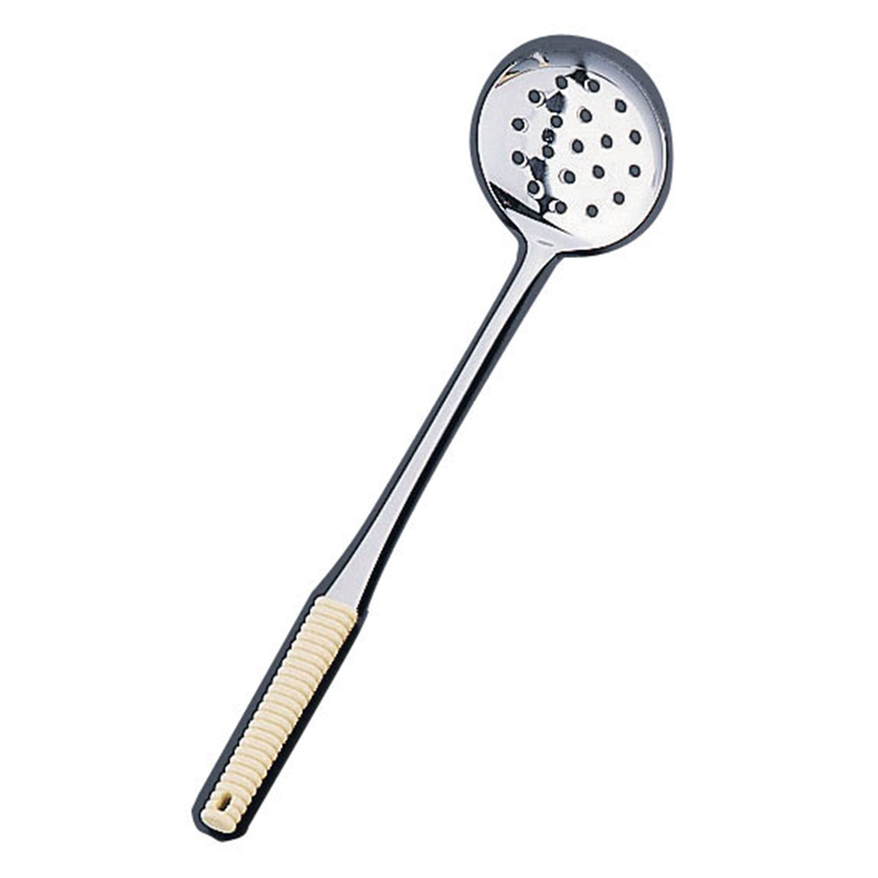 18-8味道楽　湯豆腐スプーン　大 アイボリー 1袋（ご注文単位1袋）【直送品】