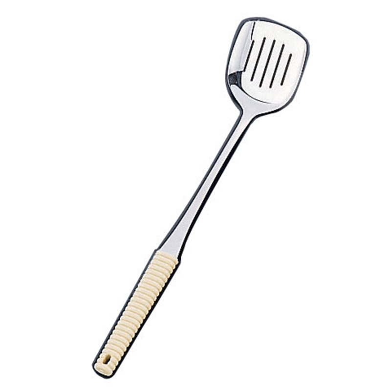 18-8味道楽　湯豆腐スプーン　小 アイボリー 1袋（ご注文単位1袋）【直送品】