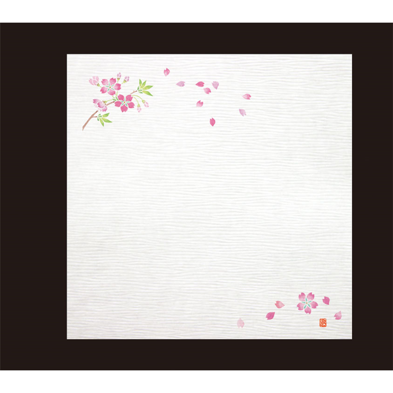 耐油しぼり懐敷 4寸(100枚入) 桜 TA-E06 1袋(ご注文単位1袋)【直送品】