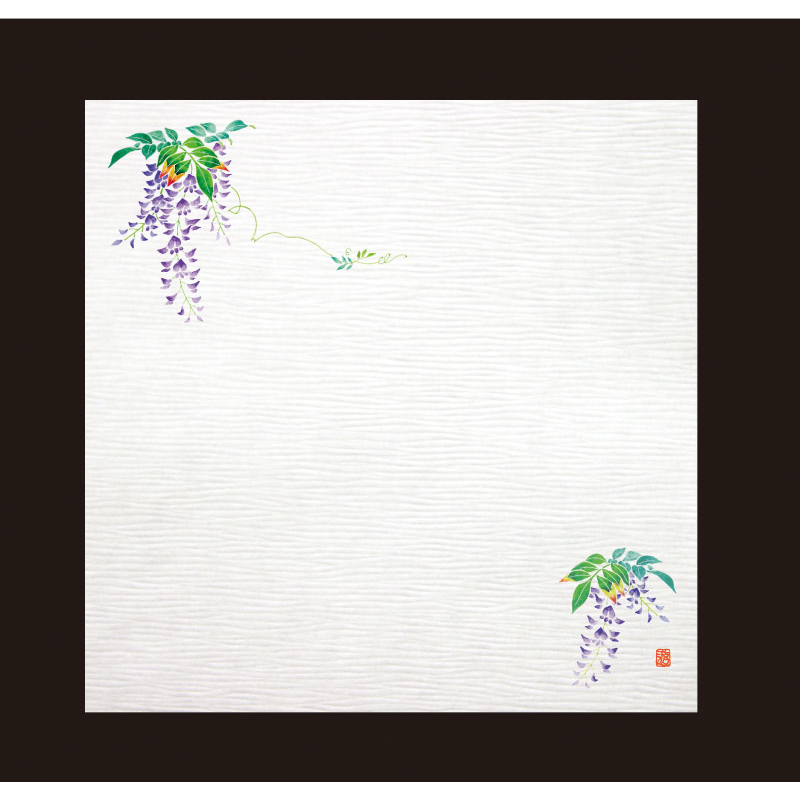 耐油しぼり懐敷 4寸(100枚入) 藤 TA-E07 1袋(ご注文単位1袋)【直送品】