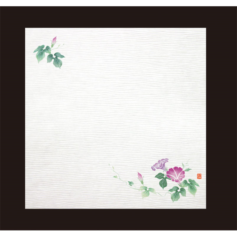 耐油しぼり懐敷 4寸(100枚入) 朝顔 TA-E10 1袋(ご注文単位1袋)【直送品】