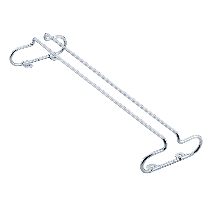 18-8　オーバルグラスハンガー 40cm　YT10009 1袋（ご注文単位1袋）【直送品】