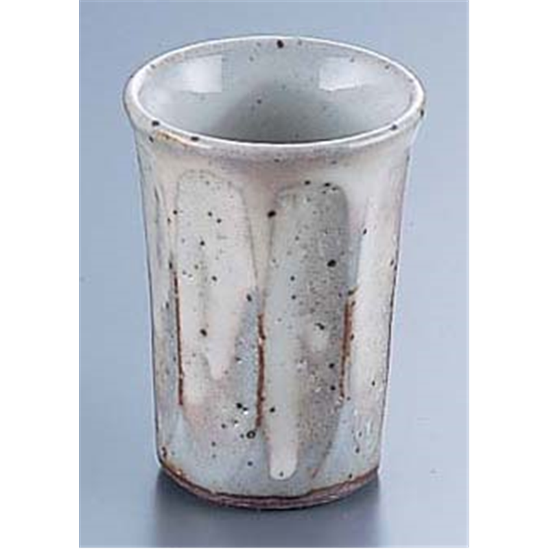 粉引面取冷酒カップ M-114 1個（ご注文単位1個）【直送品】