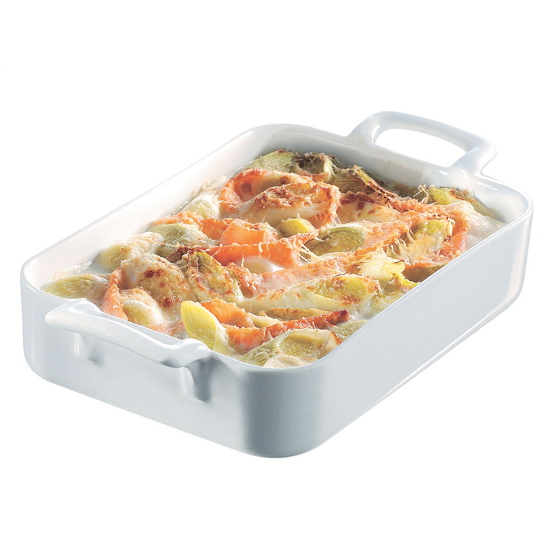 レヴォル　レクタンギュラーディッシュ 19cm　616952　ホワイト 1個（ご注文単位1個）【直送品】