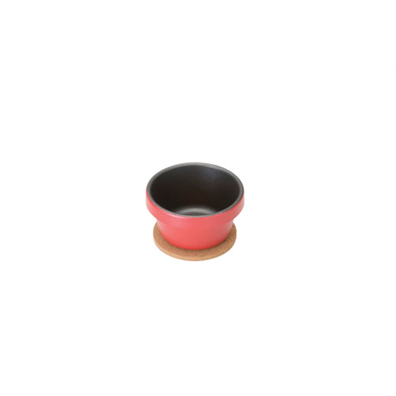 ベイクドプラスオーブントースタープレート ラムカンS レッド 1箱(ご注文単位1箱)【直送品】